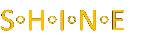 A yellow letters on a black background  Description automatically generated 